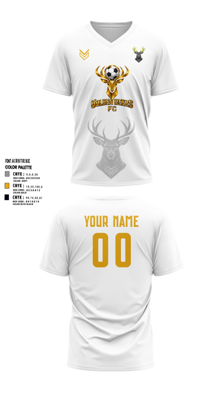 Mens Soccer Jersey, Golden Deers FC, Men's Soccer, Teamtime, Team time, sublimation, custom sports apparel, team uniforms, spirit wear, spiritwear, sports uniforms, custom shirts, team store, custom team store, fundraiser sports, apparel fundraiser