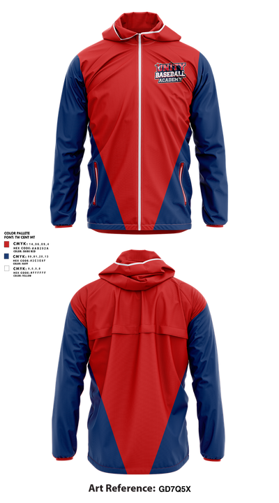 Unity Baseball Academy 90512251 Windbreaker - 4