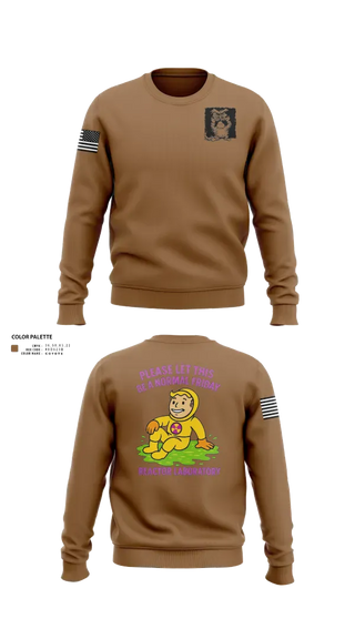 Crew Neck Sweatshirt, USS Jefferson City SSN-759 Reactor Labratory, Navy, Teamtime, Team time, sublimation, custom sports apparel, team uniforms, spirit wear, spiritwear, sports uniforms, custom shirts, team store, custom team store, fundraiser sports, apparel fundraiser