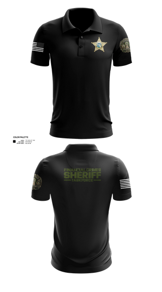 Short Sleeve Performance Polo, Financial Crimes, Police, Teamtime, Team time, sublimation, custom sports apparel, team uniforms, spirit wear, spiritwear, sports uniforms, custom shirts, team store, custom team store, fundraiser sports, apparel fundraiser