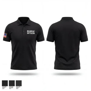 Short Sleeve Performance Polo, Bearcat Battalion, Army, Teamtime, Team time, sublimation, custom sports apparel, team uniforms, spirit wear, spiritwear, sports uniforms, custom shirts, team store, custom team store, fundraiser sports, apparel fundraiser