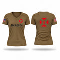 MH NORTH Women's Short Sleeve V-neck Shirt - 1