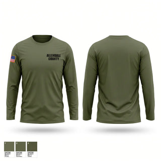 Long Sleeve Performance Shirt, Allendale County, Police, Teamtime, Team time, sublimation, custom sports apparel, team uniforms, spirit wear, spiritwear, sports uniforms, custom shirts, team store, custom team store, fundraiser sports, apparel fundraiser