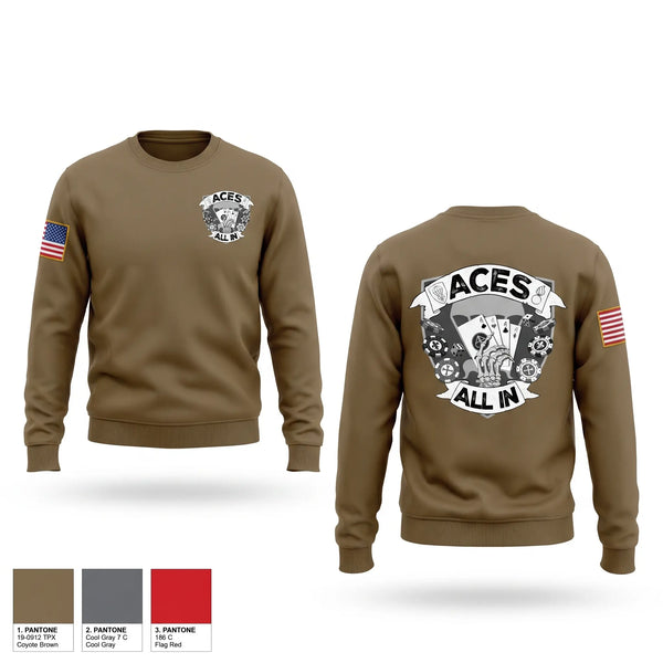 Crew Neck Sweatshirt, 82nd ADSB, Army, Teamtime, Team time, sublimation, custom sports apparel, team uniforms, spirit wear, spiritwear, sports uniforms, custom shirts, team store, custom team store, fundraiser sports, apparel fundraiser