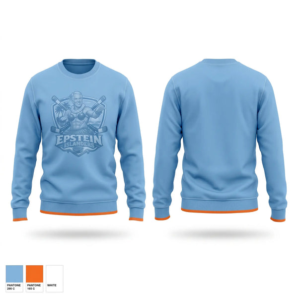 Crew Neck Sweatshirt, Epstien islanders, Ice Hockey, Teamtime, Team time, sublimation, custom sports apparel, team uniforms, spirit wear, spiritwear, sports uniforms, custom shirts, team store, custom team store, fundraiser sports, apparel fundraiser