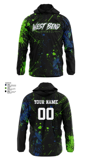 West bend bulldogs Windbreaker - 3