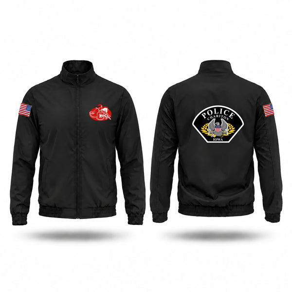 Windbreaker, Chariton Police Department, Police, Teamtime, Team time, sublimation, custom sports apparel, team uniforms, spirit wear, spiritwear, sports uniforms, custom shirts, team store, custom team store, fundraiser sports, apparel fundraiser