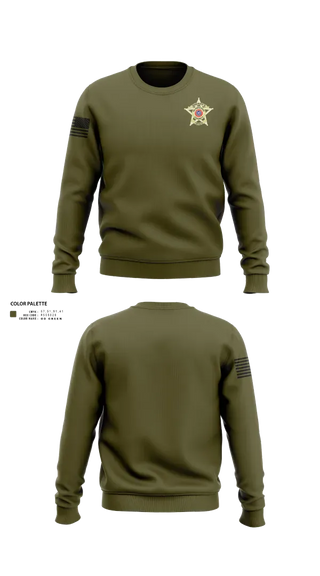 Crew Neck Sweatshirt, Glasscock County Sheriff’s Office, Police, Teamtime, Team time, sublimation, custom sports apparel, team uniforms, spirit wear, spiritwear, sports uniforms, custom shirts, team store, custom team store, fundraiser sports, apparel fundraiser