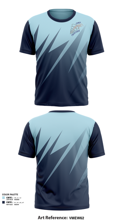 Central Mass Diving 20852807 Short Sleeve Performance Shirt - 103