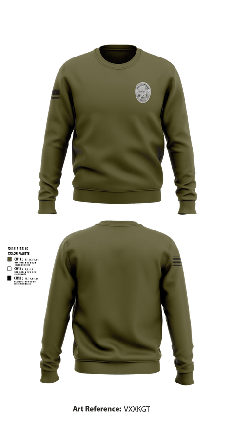 Crew Neck Sweatshirt, Tipton Police Department, Police, Teamtime, Team time, sublimation, custom sports apparel, team uniforms, spirit wear, spiritwear, sports uniforms, custom shirts, team store, custom team store, fundraiser sports, apparel fundraiser