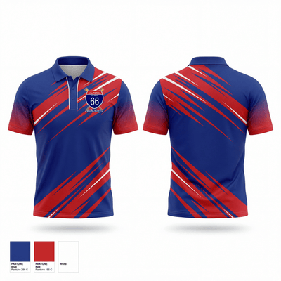 California District 66 Little League 66206292 Short Sleeve Performance Polo - 1