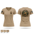 402nd CA BN B Co Women's Short Sleeve V-neck Shirt - 1