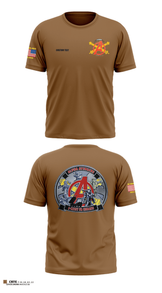 Old School Cotton Feel Shirt, Alpha Avengers 1-121st FAR HIMARS, Army, Teamtime, Team time, sublimation, custom sports apparel, team uniforms, spirit wear, spiritwear, sports uniforms, custom shirts, team store, custom team store, fundraiser sports, apparel fundraiser