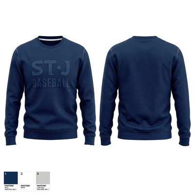 ST J Baseball Crew Neck Sweatshirt - 2