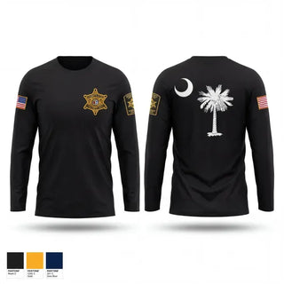 Long Sleeve Performance Shirt, Charleston County Sheriff’s office, Police, Teamtime, Team time, sublimation, custom sports apparel, team uniforms, spirit wear, spiritwear, sports uniforms, custom shirts, team store, custom team store, fundraiser sports, apparel fundraiser