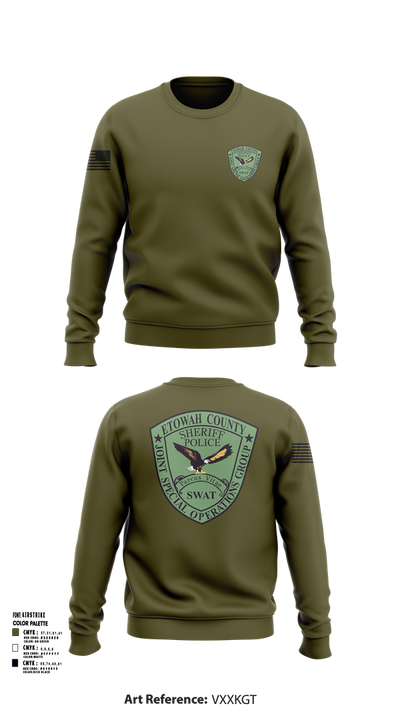 Etowah County JSOG 23168603 Crew Neck Sweatshirt - 102
