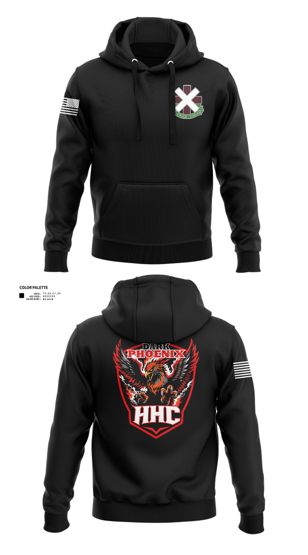Hoodie, HHC, 10th FH, Army, Teamtime, Team time, sublimation, custom sports apparel, team uniforms, spirit wear, spiritwear, sports uniforms, custom shirts, team store, custom team store, fundraiser sports, apparel fundraiser