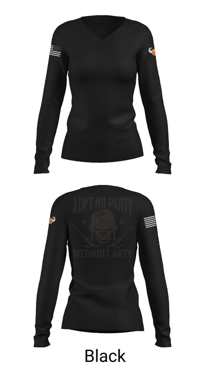1-320th FA, Fox Battery 2295294 Women's Long Sleeve V-neck Shirt - 37