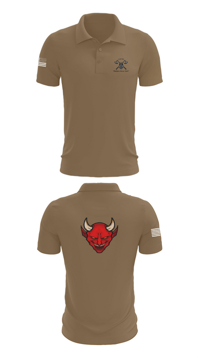 D Co 3-47 75831418 Short Sleeve Performance Polo - 7