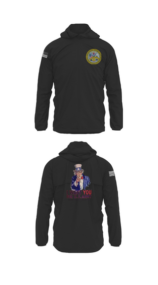 Windbreaker, US Army I Want You, Army, Teamtime, Team time, sublimation, custom sports apparel, team uniforms, spirit wear, spiritwear, sports uniforms, custom shirts, team store, custom team store, fundraiser sports, apparel fundraiser