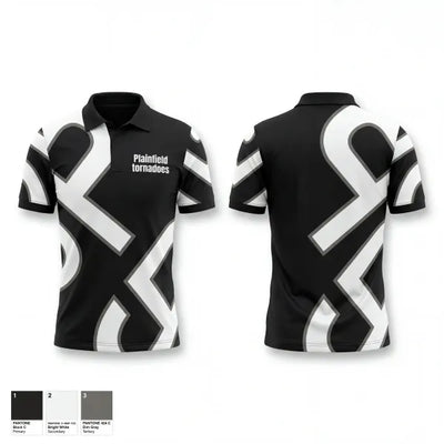 Plainfield tornadoes 20142433 Short Sleeve Performance Polo - 1