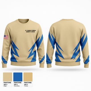 Crew Neck Sweatshirt, St Charles Parish Sheriff’s Office, , Teamtime, Team time, sublimation, custom sports apparel, team uniforms, spirit wear, spiritwear, sports uniforms, custom shirts, team store, custom team store, fundraiser sports, apparel fundraiser