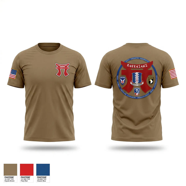 Old School Cotton Feel Shirt, Rakkasans, Army, Teamtime, Team time, sublimation, custom sports apparel, team uniforms, spirit wear, spiritwear, sports uniforms, custom shirts, team store, custom team store, fundraiser sports, apparel fundraiser