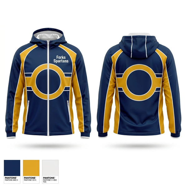 Windbreaker, Forks Spartans, Baseball, Teamtime, Team time, sublimation, custom sports apparel, team uniforms, spirit wear, spiritwear, sports uniforms, custom shirts, team store, custom team store, fundraiser sports, apparel fundraiser