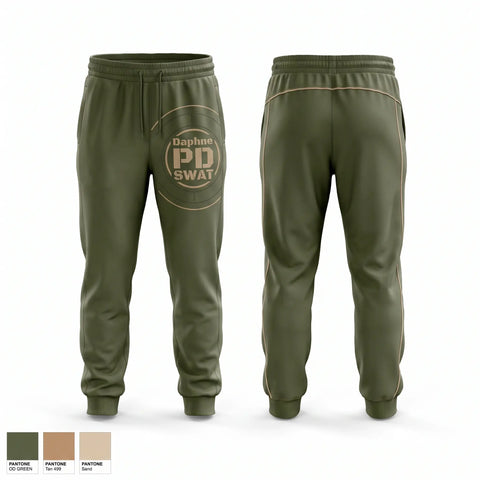 Sweatpants, Daphne PD SWAT, Police, Teamtime, Team time, sublimation, custom sports apparel, team uniforms, spirit wear, spiritwear, sports uniforms, custom shirts, team store, custom team store, fundraiser sports, apparel fundraiser