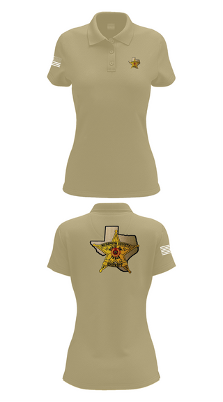 Womens Short Sleeve Performance Polo, Hudspeth county sheriff office, , Teamtime, Team time, sublimation, custom sports apparel, team uniforms, spirit wear, spiritwear, sports uniforms, custom shirts, team store, custom team store, fundraiser sports, apparel fundraiser