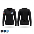 IRS-CI Women's Long Sleeve V-neck Shirt - 1