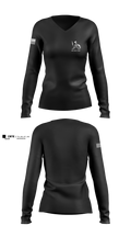 AV-PED//FST 85926430 Women's Long Sleeve V-neck Shirt - 1
