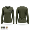 State Fire Marshal K9 47663047 Women's Long Sleeve V-neck Shirt - 1