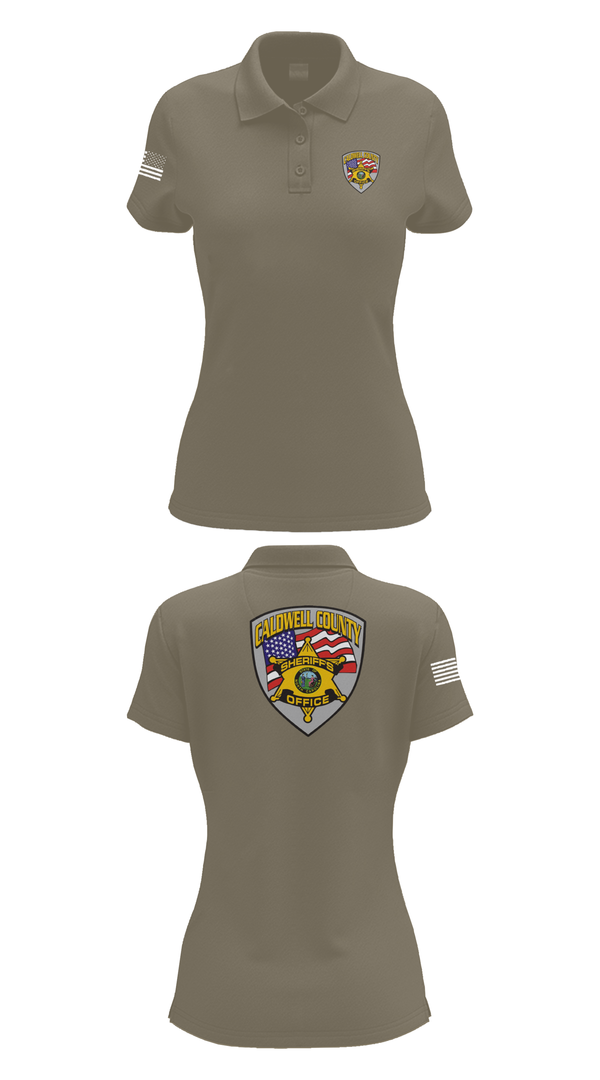 Womens Short Sleeve Performance Polo, Caldwell County Sheriff's Office, , Teamtime, Team time, sublimation, custom sports apparel, team uniforms, spirit wear, spiritwear, sports uniforms, custom shirts, team store, custom team store, fundraiser sports, apparel fundraiser