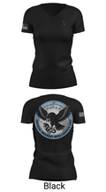 Critical Incident Intelligence Unit 55950160 Women's Short Sleeve V-neck Shirt - 27