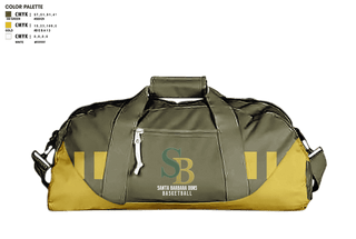 Duffle Bag, Santa Barbara Dons, Men's Basketball, Teamtime, Team time, sublimation, custom sports apparel, team uniforms, spirit wear, spiritwear, sports uniforms, custom shirts, team store, custom team store, fundraiser sports, apparel fundraiser