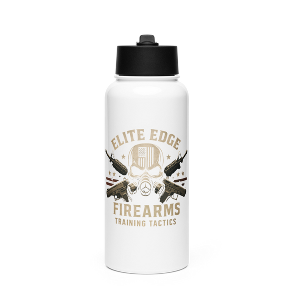 Elite Edge Firearms and tactics 36770505 Stainless Steel Water Bottle with a Straw Lid
