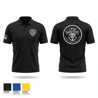 Short Sleeve Performance Polo, Lafourche Parish Sheriff’s Office, Police, Teamtime, Team time, sublimation, custom sports apparel, team uniforms, spirit wear, spiritwear, sports uniforms, custom shirts, team store, custom team store, fundraiser sports, apparel fundraiser