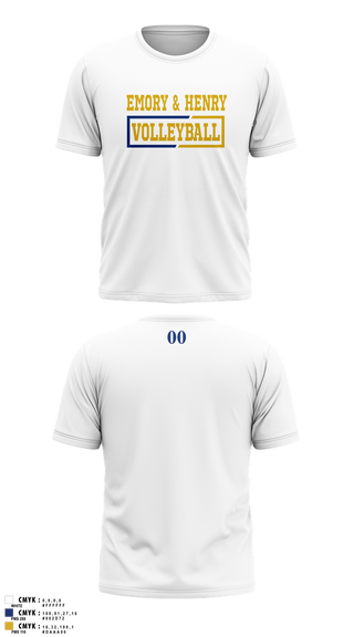 Short Sleeve Performance Shirt, Emory & Henry Volleyball, Women's Volleyball, Teamtime, Team time, sublimation, custom sports apparel, team uniforms, spirit wear, spiritwear, sports uniforms, custom shirts, team store, custom team store, fundraiser sports, apparel fundraiser