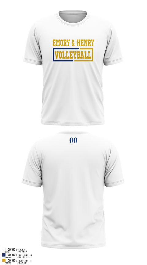 Short Sleeve Performance Shirt, Emory & Henry Volleyball, Women's Volleyball, Teamtime, Team time, sublimation, custom sports apparel, team uniforms, spirit wear, spiritwear, sports uniforms, custom shirts, team store, custom team store, fundraiser sports, apparel fundraiser