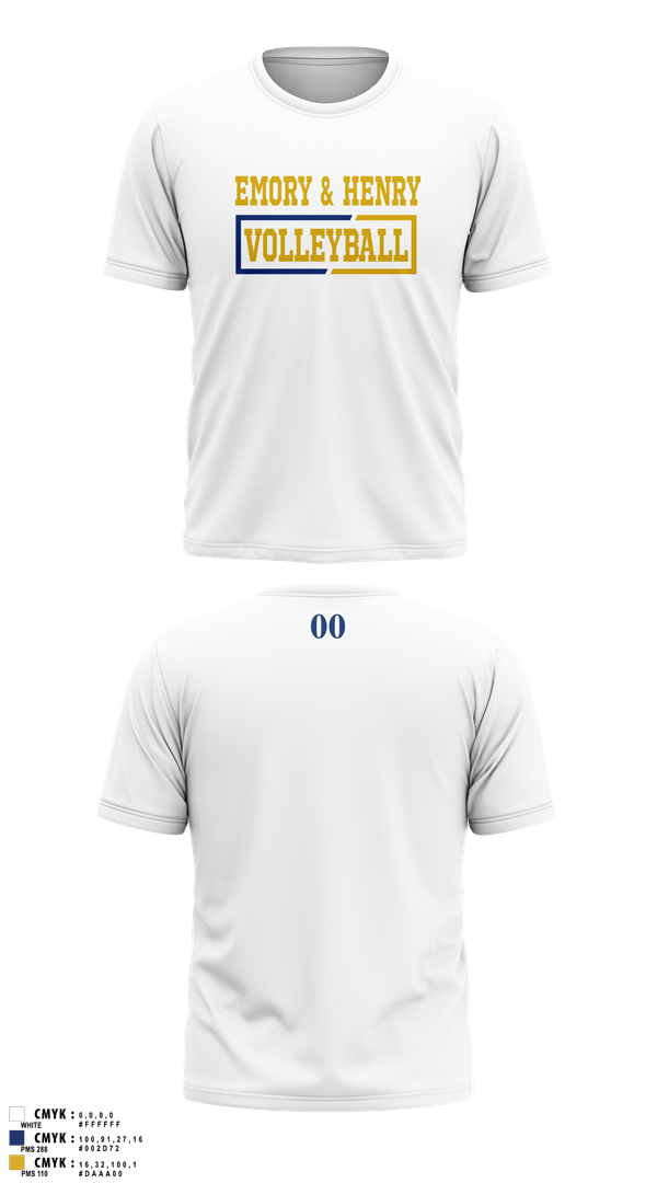 Short Sleeve Performance Shirt, Emory & Henry Volleyball, Women's Volleyball, Teamtime, Team time, sublimation, custom sports apparel, team uniforms, spirit wear, spiritwear, sports uniforms, custom shirts, team store, custom team store, fundraiser sports, apparel fundraiser