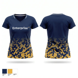 Womens Short Sleeve Vneck Shirt, Enterprise, Baseball, Teamtime, Team time, sublimation, custom sports apparel, team uniforms, spirit wear, spiritwear, sports uniforms, custom shirts, team store, custom team store, fundraiser sports, apparel fundraiser