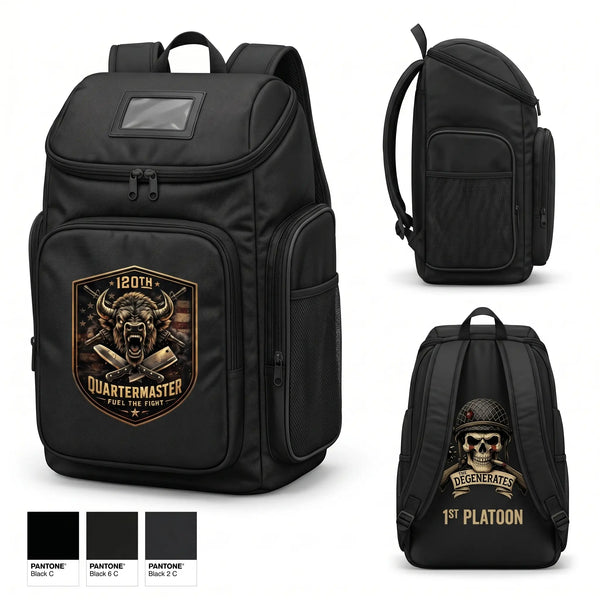 Gear Bag, 120th QM Company, Army, Teamtime, Team time, sublimation, custom sports apparel, team uniforms, spirit wear, spiritwear, sports uniforms, custom shirts, team store, custom team store, fundraiser sports, apparel fundraiser