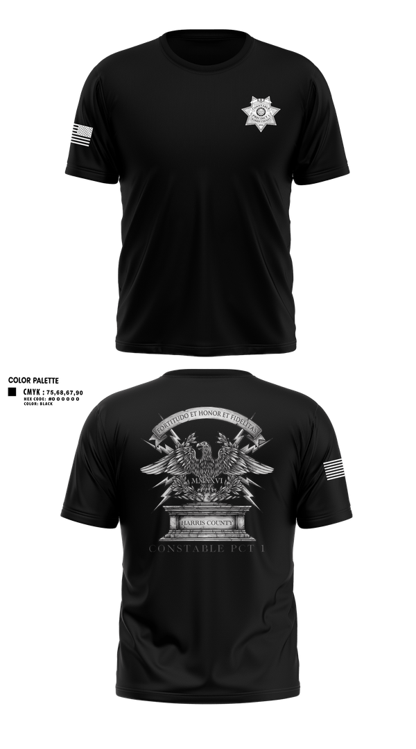 Short Sleeve Performance Shirt, Harris county pct 1 swat, Police, Teamtime, Team time, sublimation, custom sports apparel, team uniforms, spirit wear, spiritwear, sports uniforms, custom shirts, team store, custom team store, fundraiser sports, apparel fundraiser