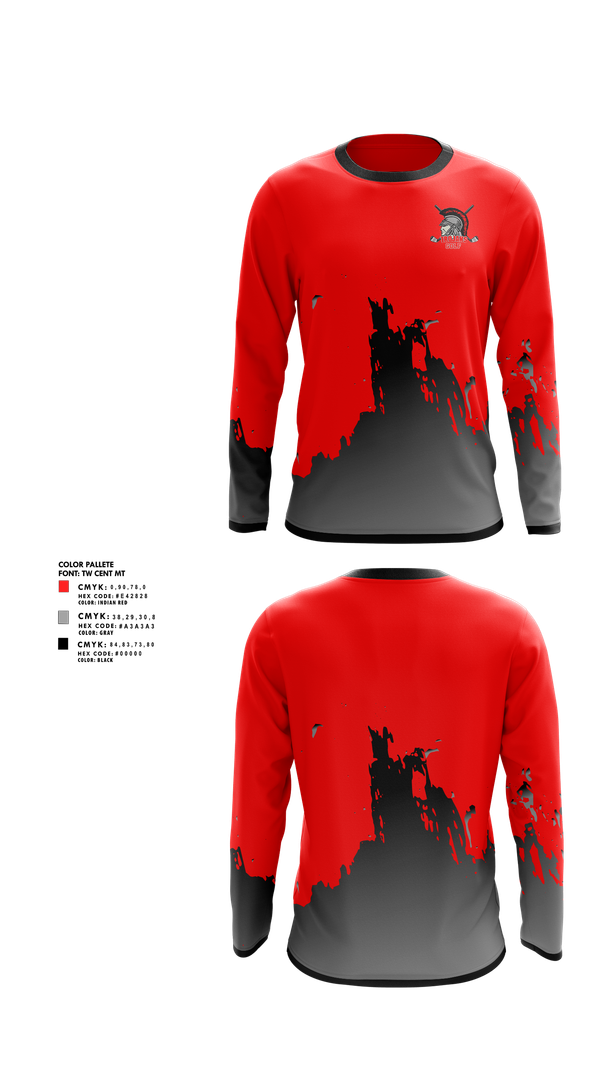 Long Sleeve Performance Shirt, Southeastern Trojans, Golf, Teamtime, Team time, sublimation, custom sports apparel, team uniforms, spirit wear, spiritwear, sports uniforms, custom shirts, team store, custom team store, fundraiser sports, apparel fundraiser