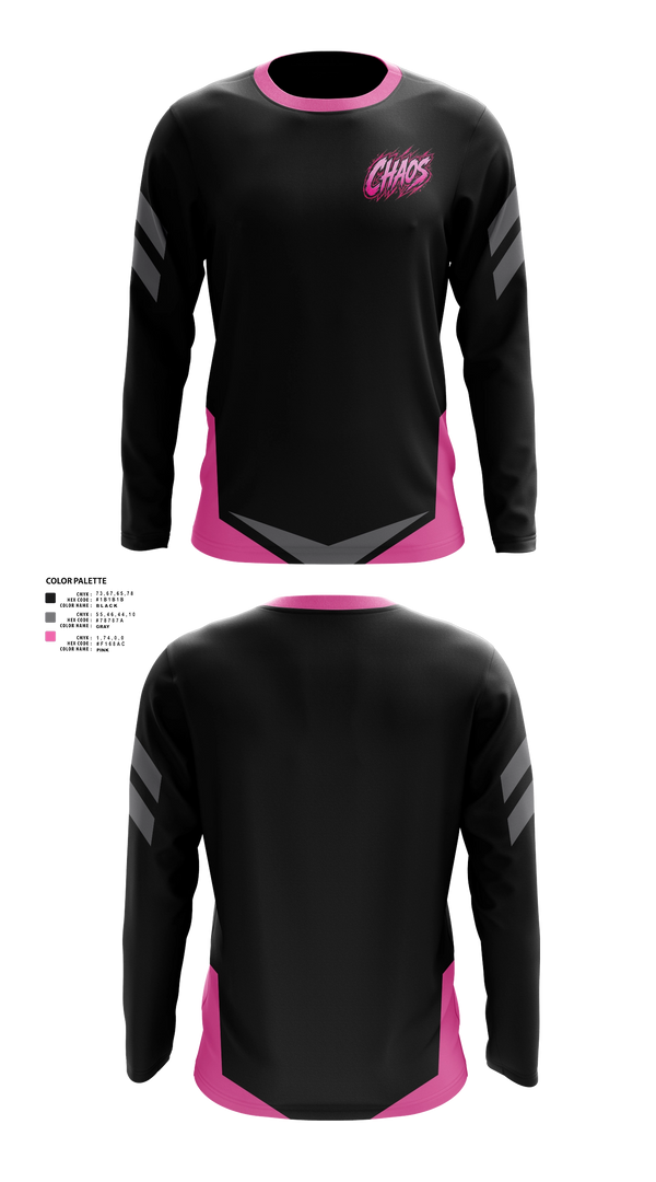 Long Sleeve Performance Shirt, Chaos, Softball, Teamtime, Team time, sublimation, custom sports apparel, team uniforms, spirit wear, spiritwear, sports uniforms, custom shirts, team store, custom team store, fundraiser sports, apparel fundraiser
