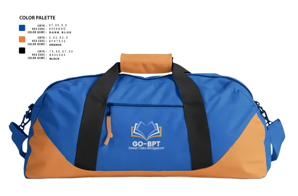 Duffle Bag, Great Oaks Charter School, , Teamtime, Team time, sublimation, custom sports apparel, team uniforms, spirit wear, spiritwear, sports uniforms, custom shirts, team store, custom team store, fundraiser sports, apparel fundraiser