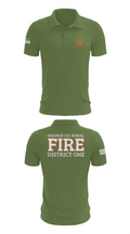 Orange County Rural District 1 Fire Department 66539276 Short Sleeve Performance Polo - 47