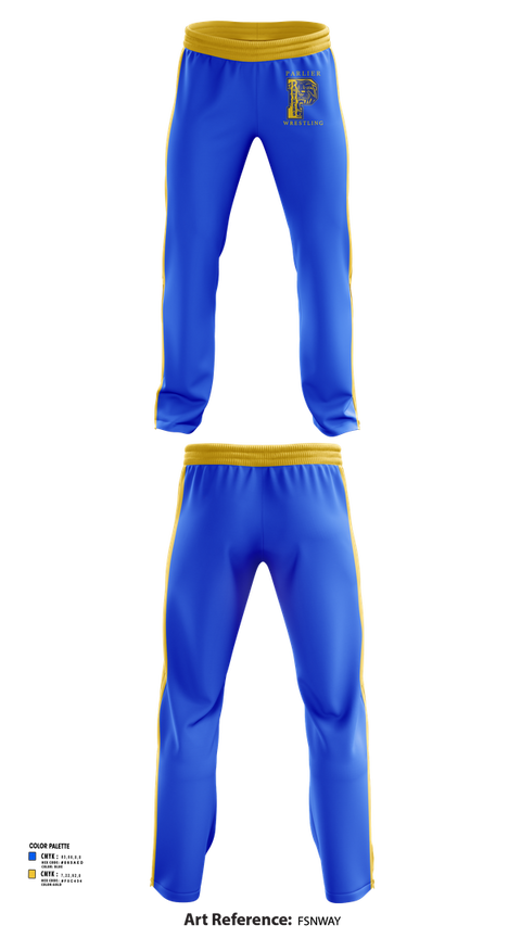 Sweatpants, Parlier Panthers Wrestling, Wrestling, Teamtime, Team time, sublimation, custom sports apparel, team uniforms, spirit wear, spiritwear, sports uniforms, custom shirts, team store, custom team store, fundraiser sports, apparel fundraiser