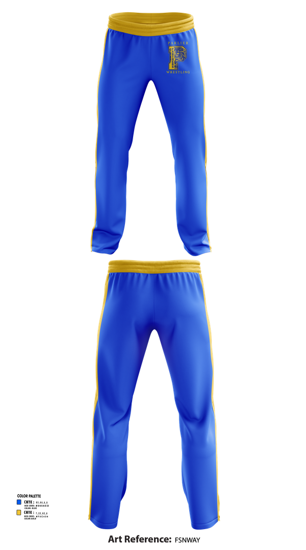 Sweatpants, Parlier Panthers Wrestling, Wrestling, Teamtime, Team time, sublimation, custom sports apparel, team uniforms, spirit wear, spiritwear, sports uniforms, custom shirts, team store, custom team store, fundraiser sports, apparel fundraiser
